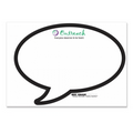 Round Conversation Bubble Stock Art Full Color Dry Erase Decals